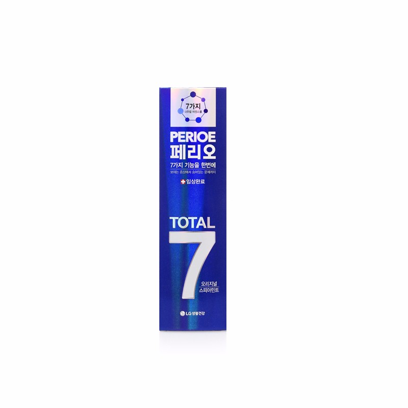 【有效期至19年11月】LG 七效合一护理牙膏 蓝色清雅薄荷 120G保税JPY带授权招加盟代理