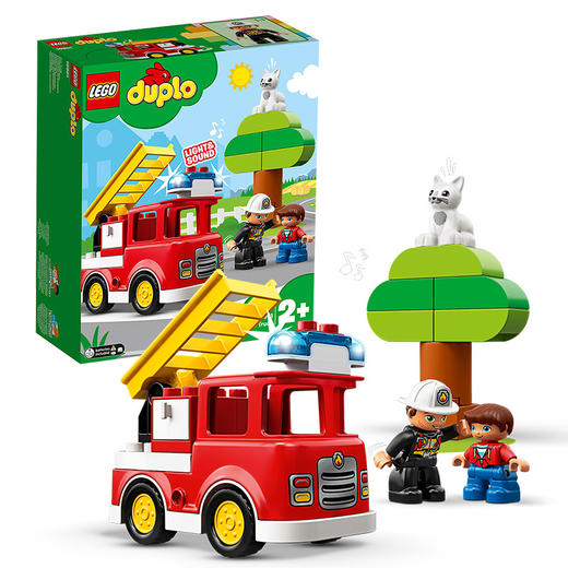 乐高LEGO 鸣笛消防车10901 商品图2