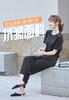 气质冰丝休闲时尚女神范儿两件套阔腿裤 商品缩略图3