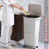 【上海专用模板 干湿分类一桶搞定】日本家用垃圾筒双层干湿分类垃圾桶带盖大号干湿分离垃圾箱厨房收纳桶 商品缩略图0