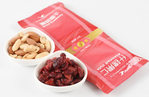 「机上同款」厦航专供蔓越莓干+什锦果仁（淮盐花生+扁桃仁）20包 商品图0