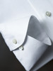 Canclini PIAVE 90支双股埃及棉白色意式工艺衬衫 商品缩略图2