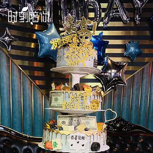 【定制款-暴富摇钱树】6磅3层、25磅6层 财源滚滚蛋糕 商品图1