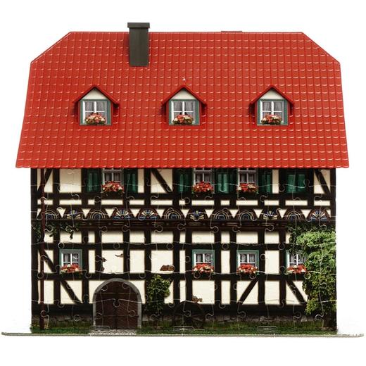 Ravensburger拼图睿思3D建筑拼图中世纪小屋125722 商品图1