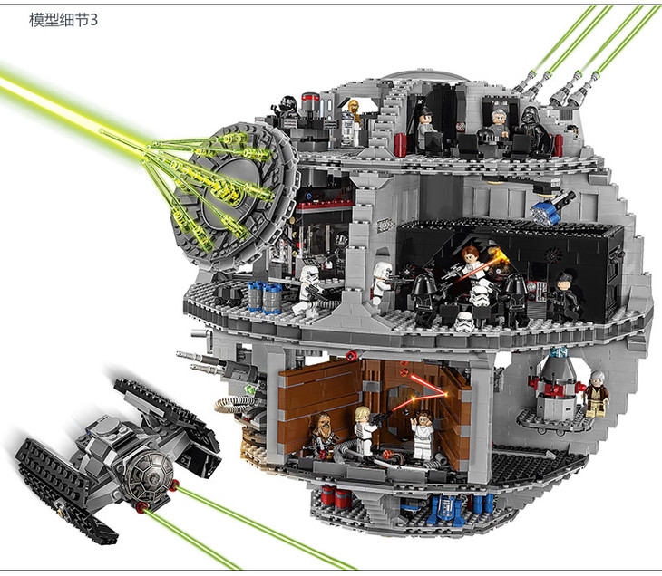 乐高lego成人粉丝级星球大战系列死星75159