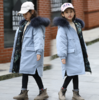 【羽绒服儿童】.儿童羽绒服女童中长款 韩版童装女大童加厚保暖外套两面穿 商品缩略图0