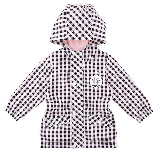 棉果果春秋季女童格子长袖外套 M322130319449 商品图0