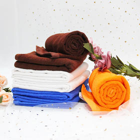 【美丽芭芭纯棉毛巾】白色橙色咖啡宝蓝100g120g 折扣特价不退不换