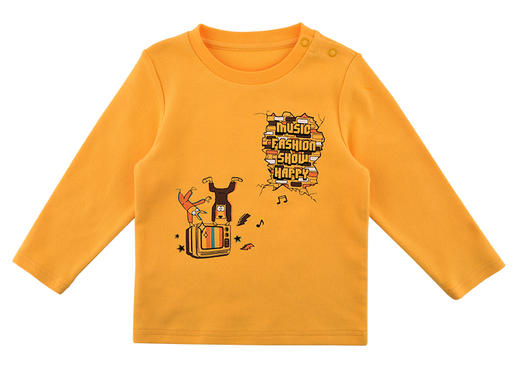 棉果果春秋季男童街头卡通T恤 M312140219498 商品图1