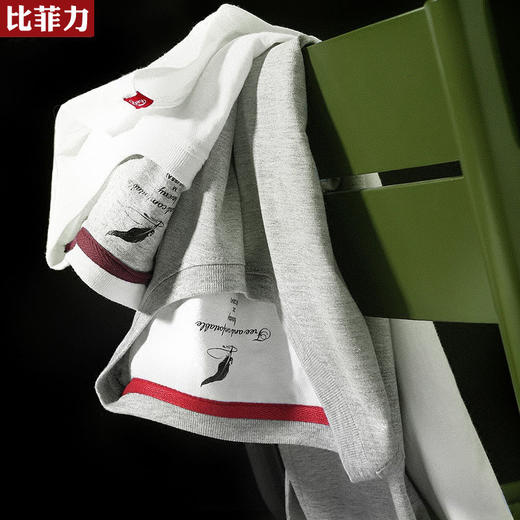 【吸汗排湿】棉短袖t恤男春夏新款T男生情侣装打底衫 商品图4