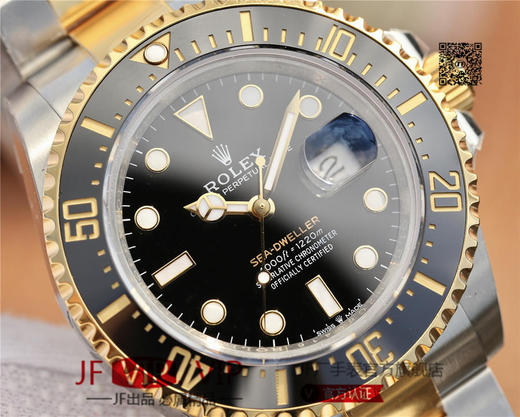 VR劳力士海使型18K金腕表单红鬼王43MM ，男士腕表，精钢表带，自动机械机芯，密底。 商品图4