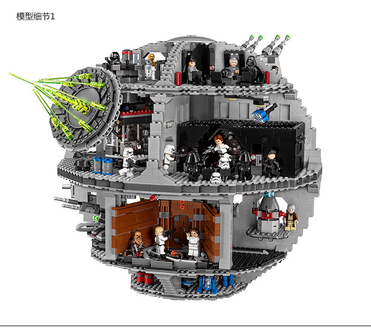 乐高lego成人粉丝级星球大战系列死星75159