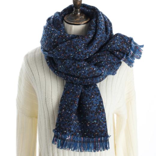 【围巾女】小香风围巾女冬季礼品披肩短苏仿羊绒围巾围脖 商品图4