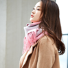 【围巾女】* 双面仿羊绒围巾女 秋冬日韩甜美披肩 350克加厚围巾 商品缩略图1