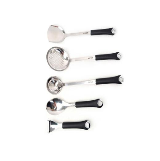 苏泊尔（SUPOR） 锅铲套装 不锈钢 烹饪铲勺六件套T1011K 抛皮刀组合厨具配件 商品图3