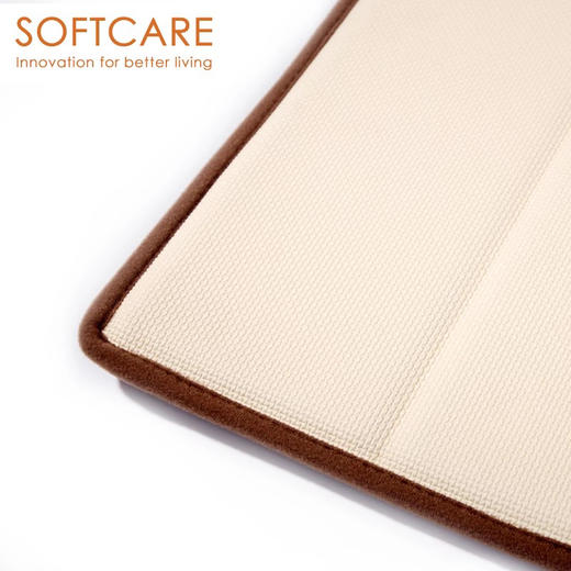 【必败榜——3层复合记忆棉】 迎4月开放日 买二赠一活动中  干脚垫 光脚体验柔软的美好 Softcare记忆棉地垫床边垫 干脚垫 飘窗垫 多用途 SBR乳胶底防滑 脚垫 速干柔软 商品图4