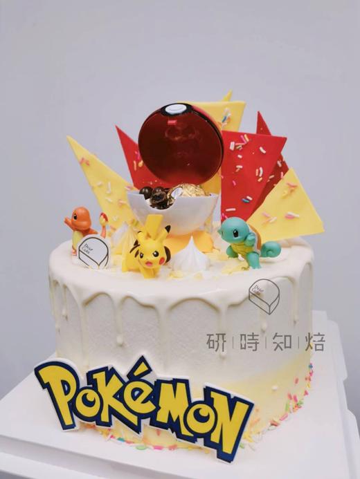 【宠物小精灵/皮卡丘】乳脂动物奶油蛋糕