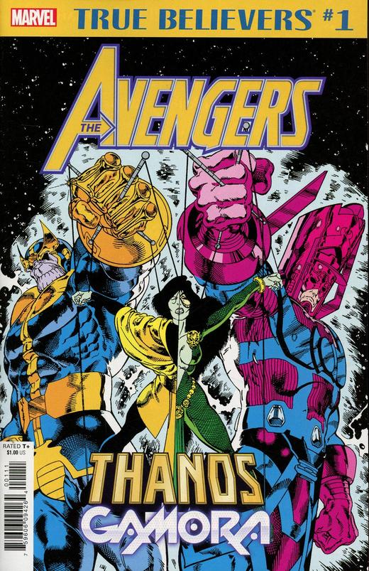 忠实信徒 复仇者联盟 灭霸 卡魔拉 特刊 True Believers Avengers Thanos And Gamora（2019）普封 商品图0