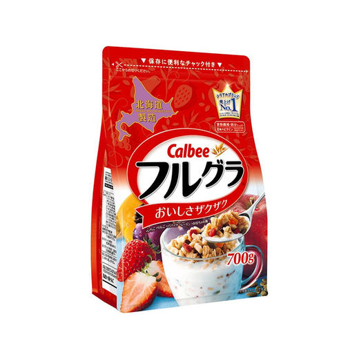 中国标准日本卡乐比水果仁谷物麦片新包装700g
