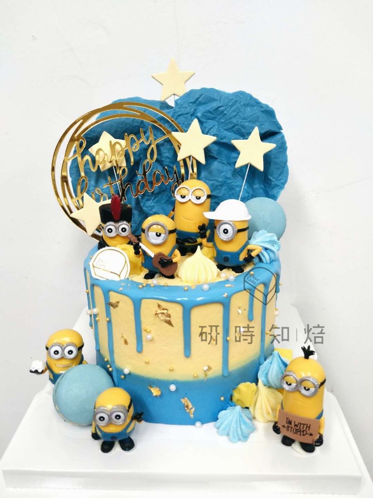 【小黄人/神偷奶爸】乳脂动物奶油蛋糕