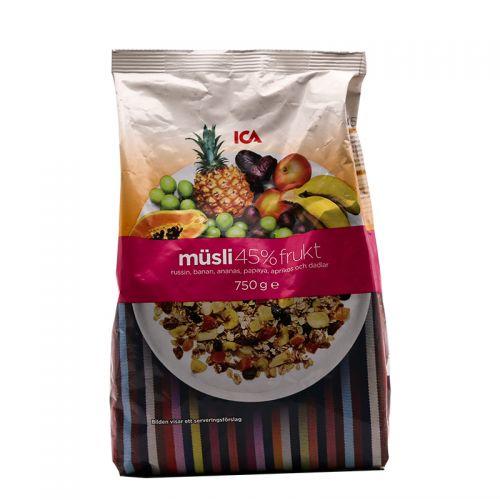 [瑞典]ICA燕麦片. ICA Muslim 45% frukt ICA 45% 商品图1
