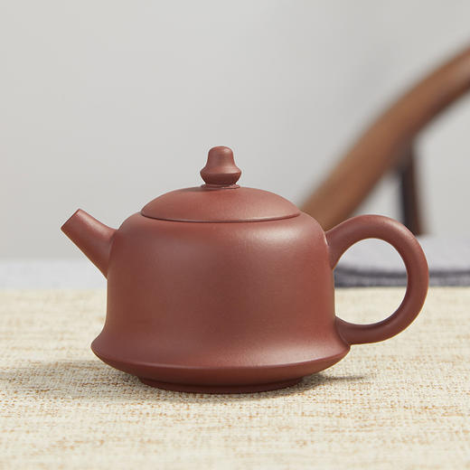 郭建平丨原矿紫泥 手工「汉钟」紫砂壶 230ml 配礼盒与证书