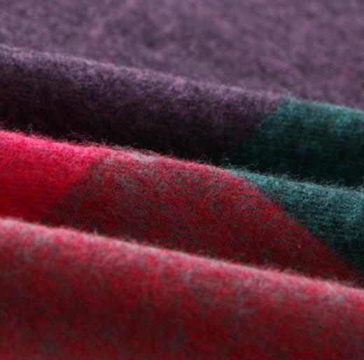 【围巾】 拼色仿羊绒围巾 秋冬格子披肩 韩版千鸟格 商品图3