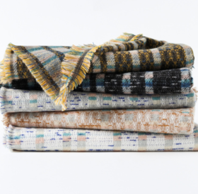 【围巾】 围巾女冬季小香风仿羊绒围巾 短苏时尚围脖披肩