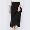 丁摩 真丝半身裙A字裙高腰伞裙大摆中长款18-06DR299-24.05.31 商品缩略图6