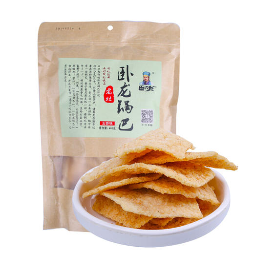 【1袋】卧龙手工大米锅巴400g*1袋(麻辣/爆辣多口味可选) 商品图2