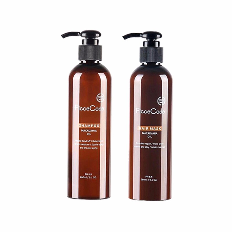 FICCECODE/菲诗寇 PH5.5生机洗发水 260ML+发膜260ML直邮JPY带授权招加盟代理