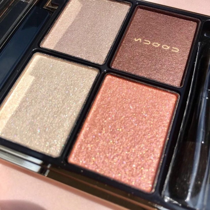 两件包邮 suqqu眼影 四色眼影盘 01#优芍药 02#光橙花