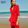 IWY/ 红色西服裤子套装CP9239 商品缩略图5