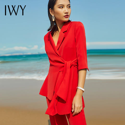 IWY/ 红色西服裤子套装CP9239 商品图5
