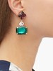 北京仓｜Erdem-Graphic-Emerald 耳环［英国设计师］ 商品缩略图0