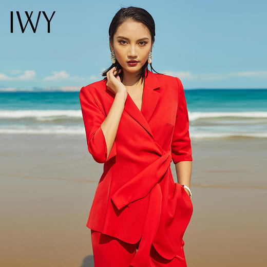IWY/ 红色西服裤子套装CP9239 商品图4