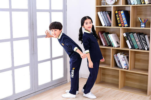 【旭日东升】春季长袖T恤单色【锦绣育才教育集团】 商品图2