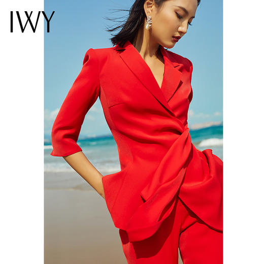 IWY/ 红色西服裤子套装CP9239 商品图6