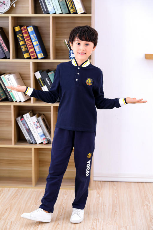 【旭日东升】春季长袖T恤单色【锦绣育才教育集团】 商品图6