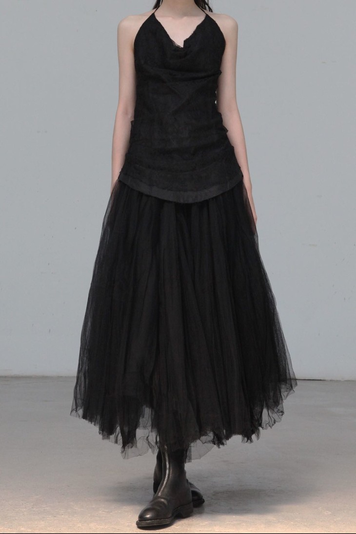 marclebihan25001黑色芭蕾舞半裙3层纱