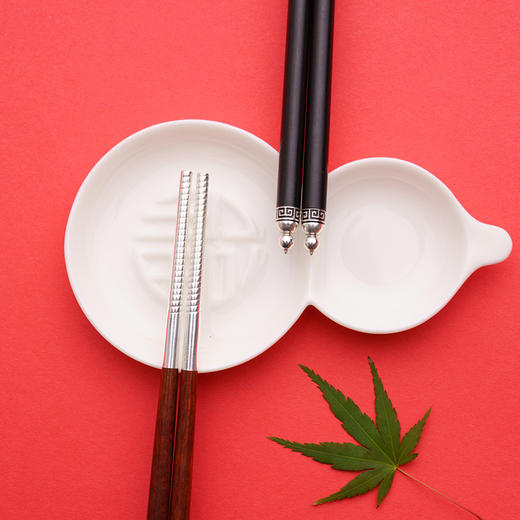 【采购专享】福禄葫芦优雅白瓷碟 匠艺ARTIMBER 商品图1