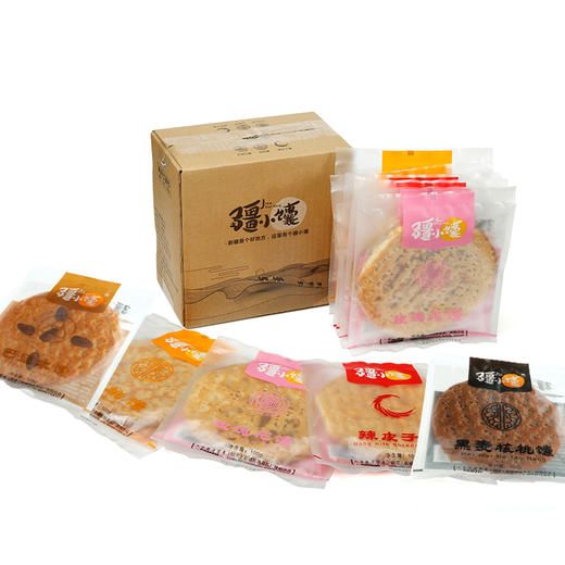 疆小馕8礼盒黑麦核桃装 商品图1