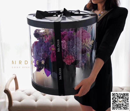 巨型韩式圆手捧花盒（一箱起订） 商品图0