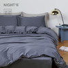 夜家居NIGHTS 经典豪美系列床上用品60支缎纹素色纯棉床单款四件套 4色可选 商品缩略图3
