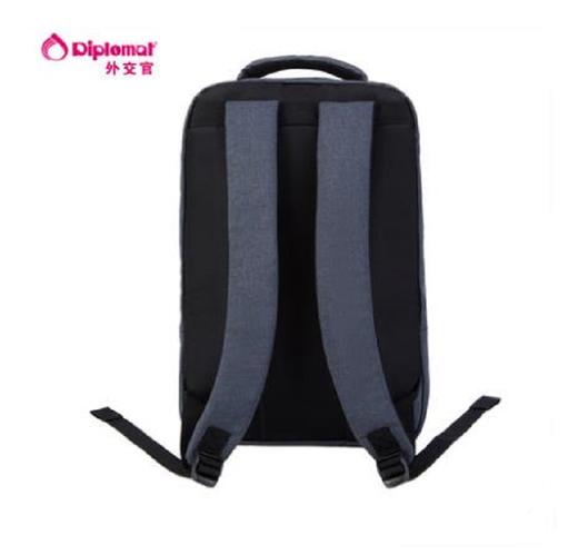 DIPLOMAT外交官商务休闲双肩包（YH-739L） 灰配黑 商品图3