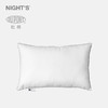 夜家居NIGHTS 杜邦纤维填充轻柔红线宽边枕头枕芯白色 商品缩略图1
