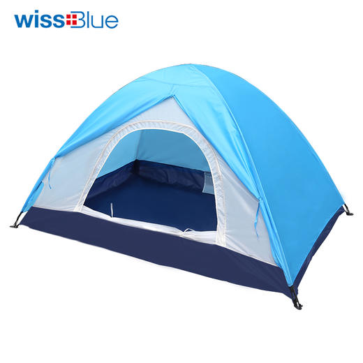 维仕蓝 WISSBLUE  双人双层户外帐 TG-WR6026蓝色 商品图0