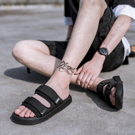 夏季凉鞋男士拖鞋两用室外沙滩休闲潮流外穿防滑韩版时尚 商品图4