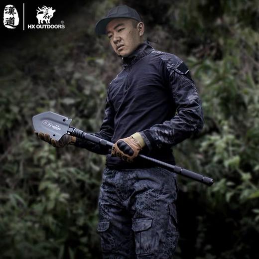 汉道【新辐射铲手电加强版】多功能军工户外车载折叠铲子工兵铲 商品图3