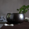「台湾禅意手工铁釉陶瓷大号茶洗」日式粗陶建水水洗水盂水方 商品缩略图0